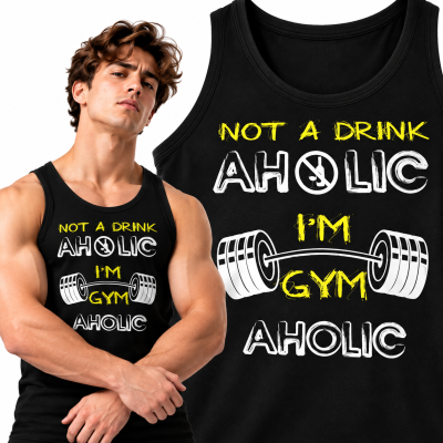 TANK TOP NA SIŁOWNIĘ GYMAHOLIC 1